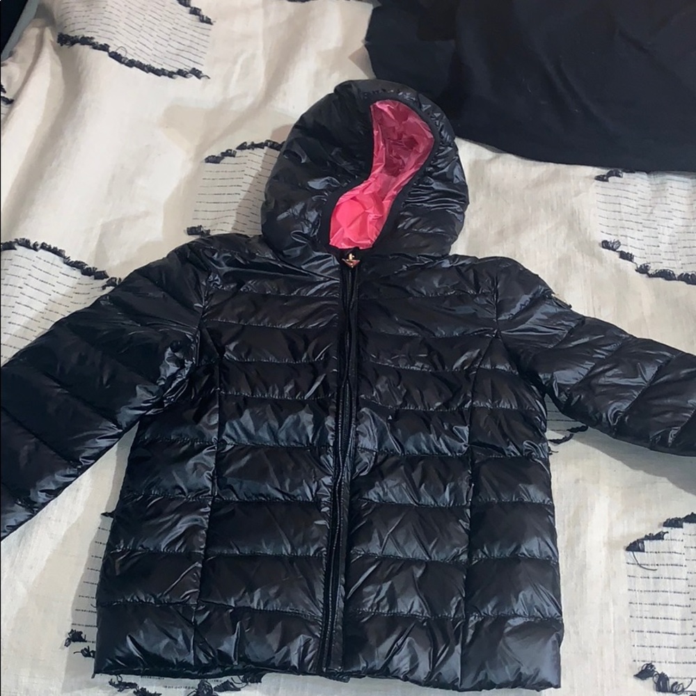 Kids Guess Black Jacket (Pink inside)!